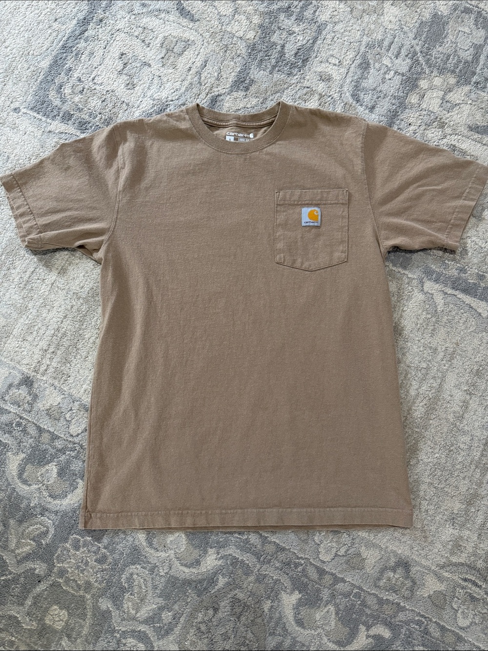 Carhartt Tan Pocket Short Sleeve Tee